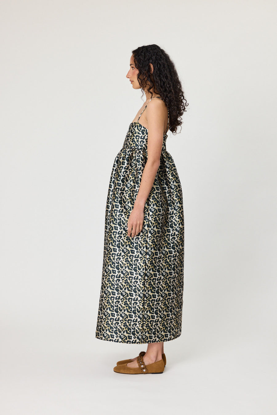 SYDNEY MAXI DRESS - LEOPARD