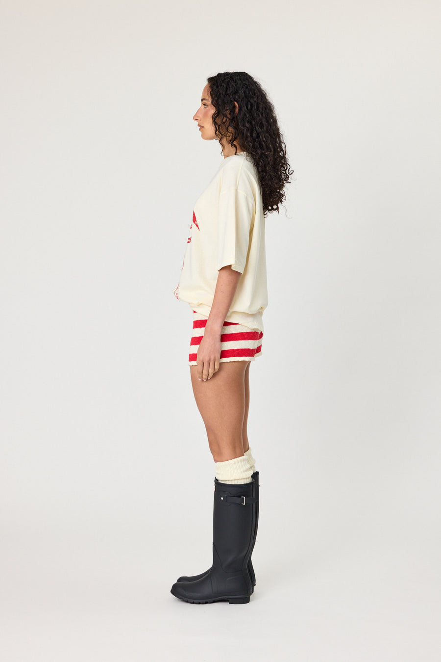 LEOPARD TEE - IVORY