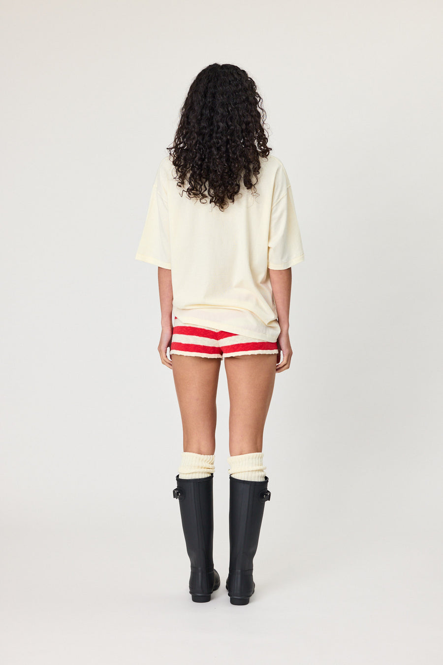 LEOPARD TEE - IVORY