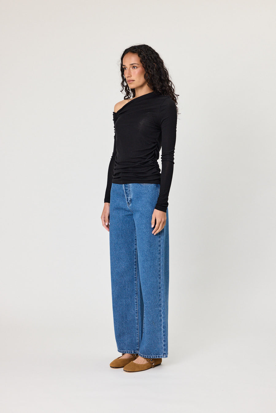 OLIVIA TOP - BLACK