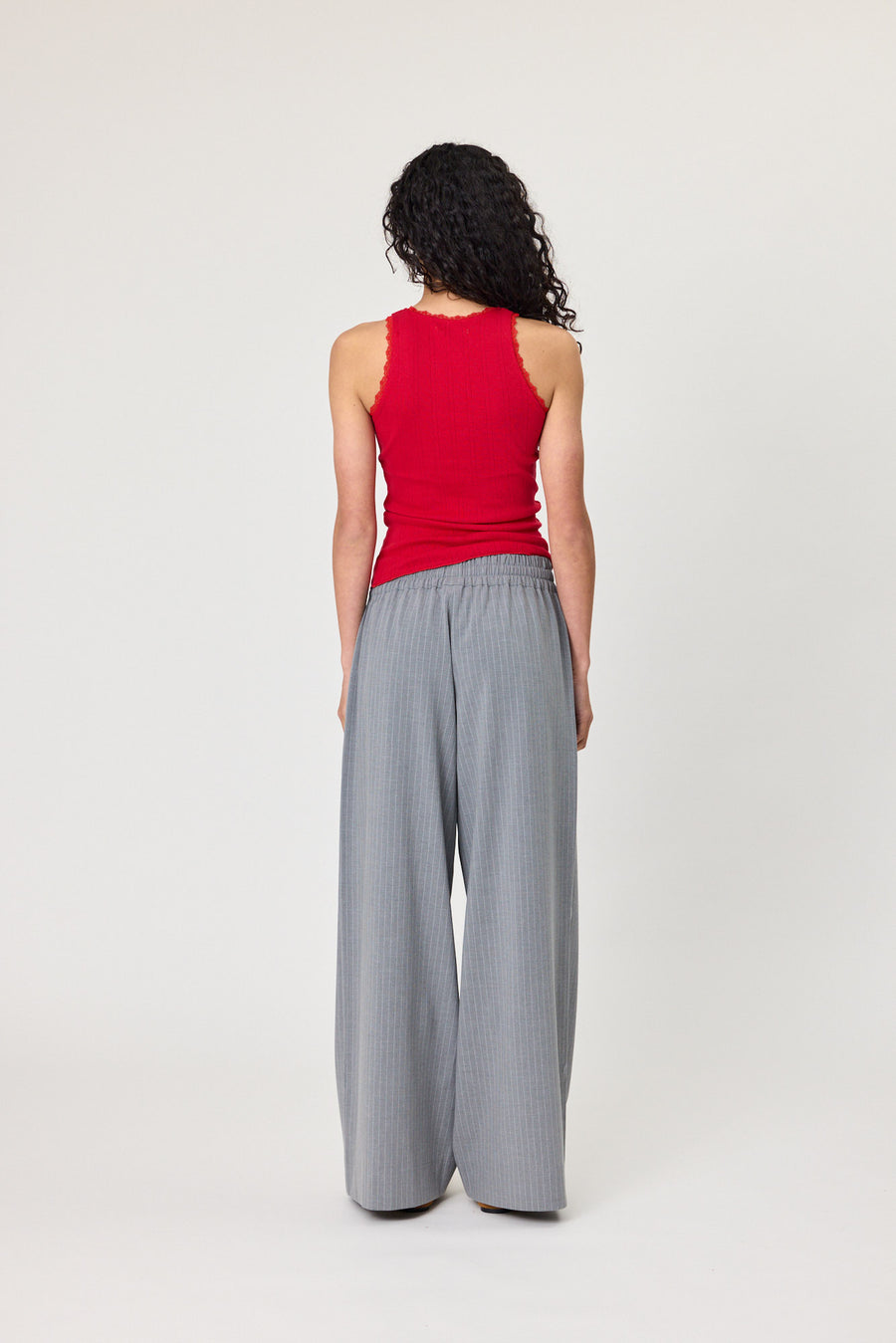 RHODES PANT - GREY STRIPE
