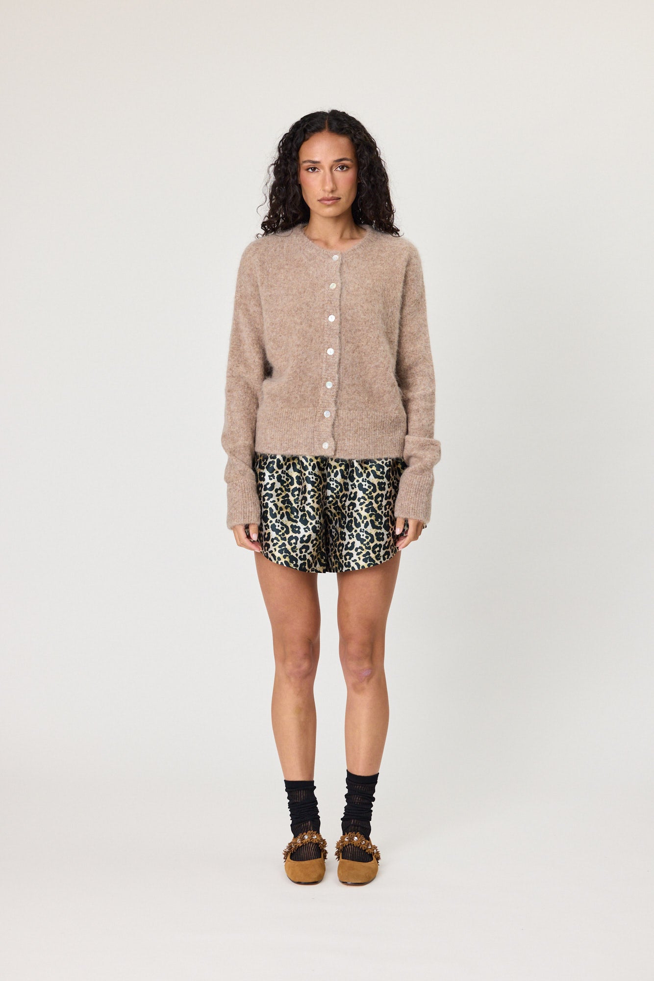 SUTTON SHORTS - LEOPARD