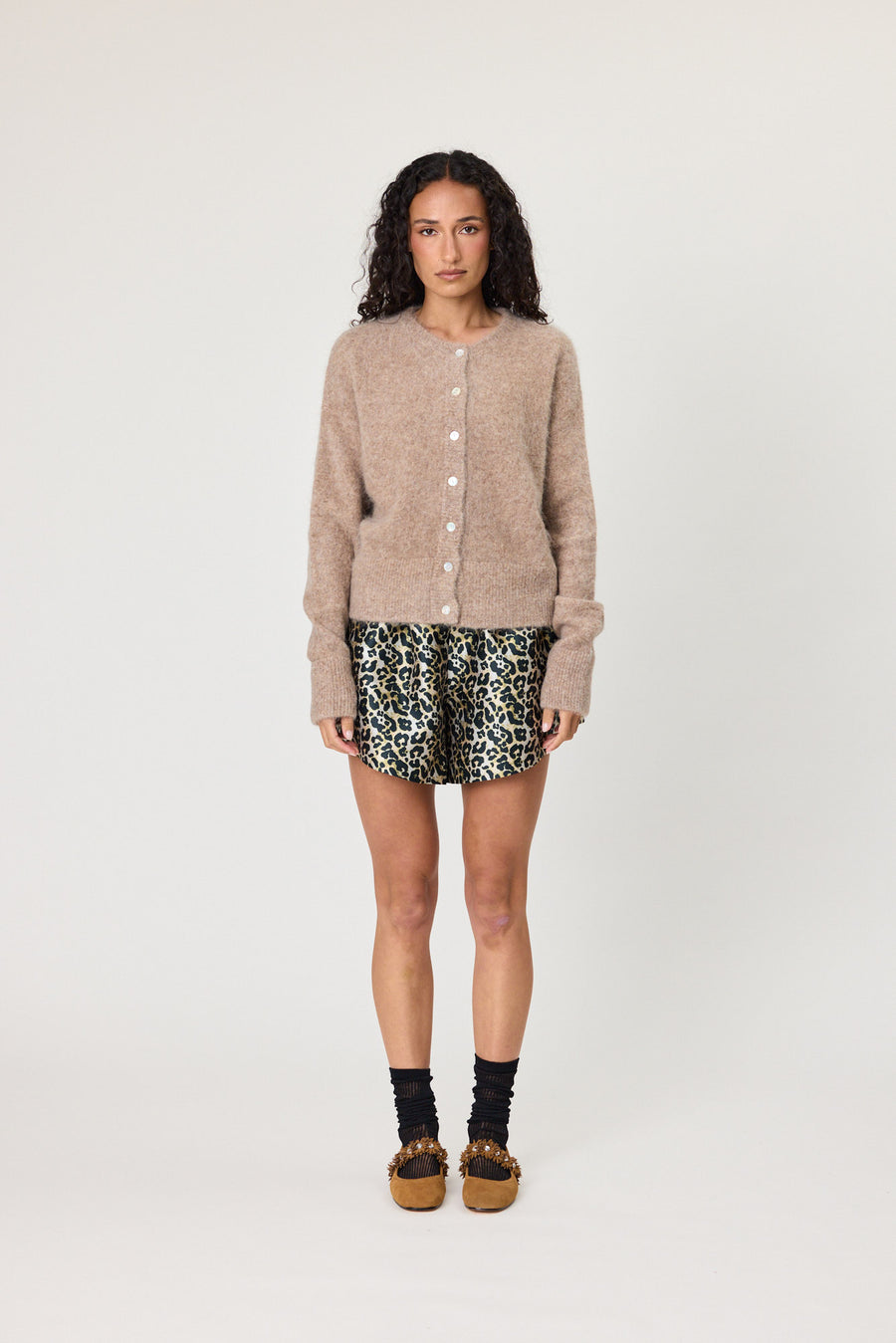 SUTTON SHORTS - LEOPARD