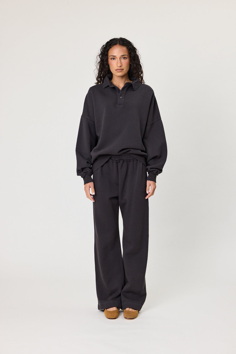 CONRAD JUMPER - WASHED BLACK