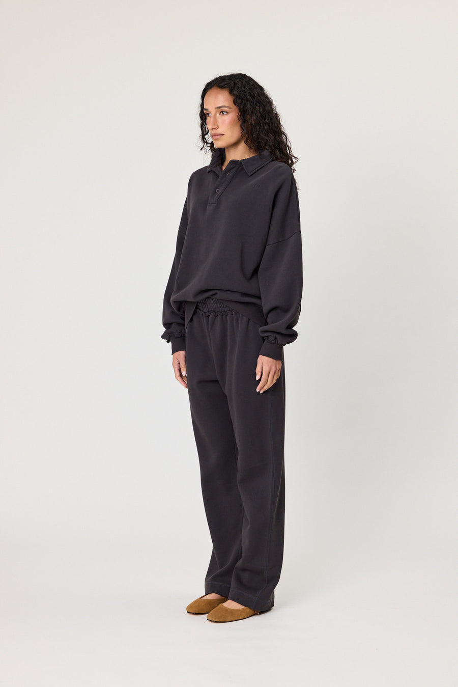 CONRAD JUMPER - WASHED BLACK