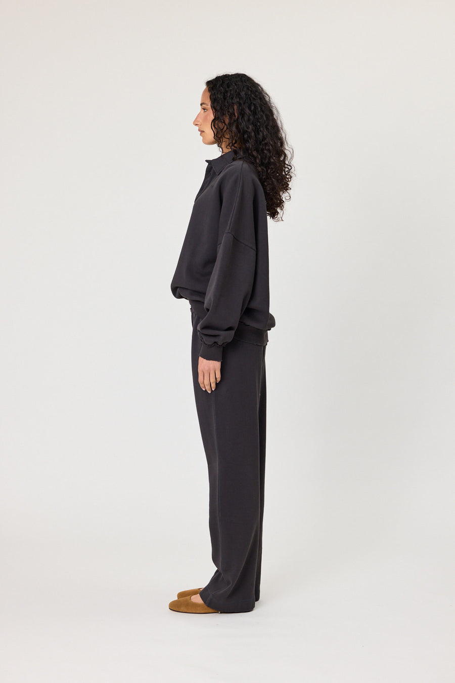 RMN TRACKPANT - WASHED BLACK
