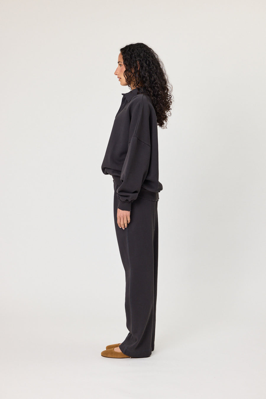 CONRAD JUMPER - WASHED BLACK