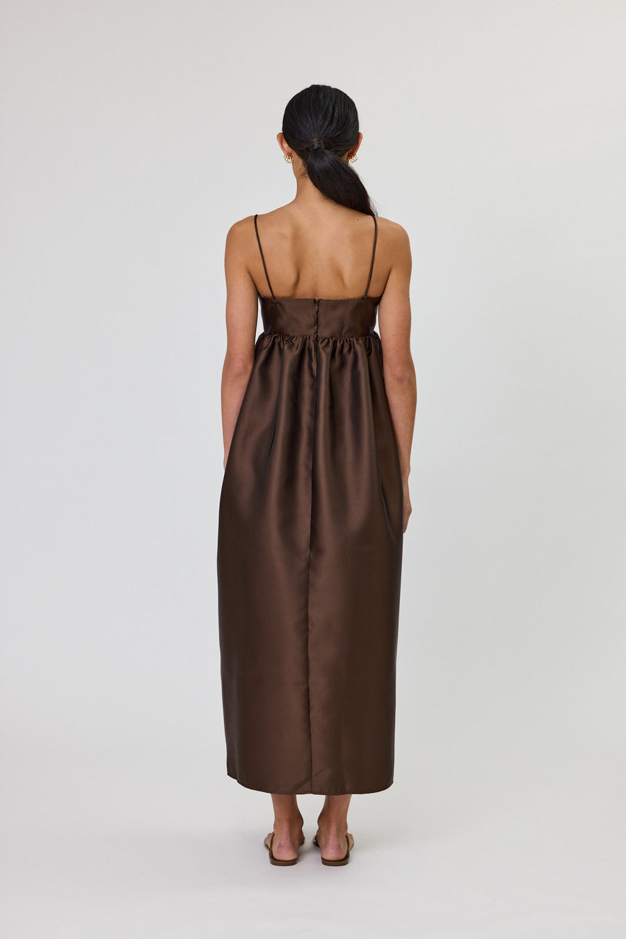 SYDNEY MAXI DRESS - CHOCOLATE