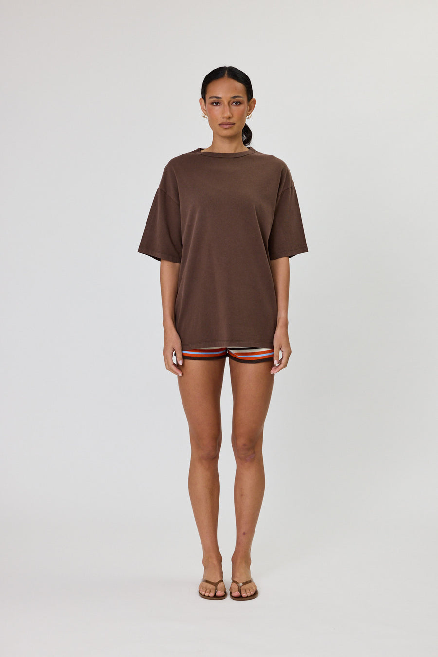 ARIA TEE - CHOCOLATE