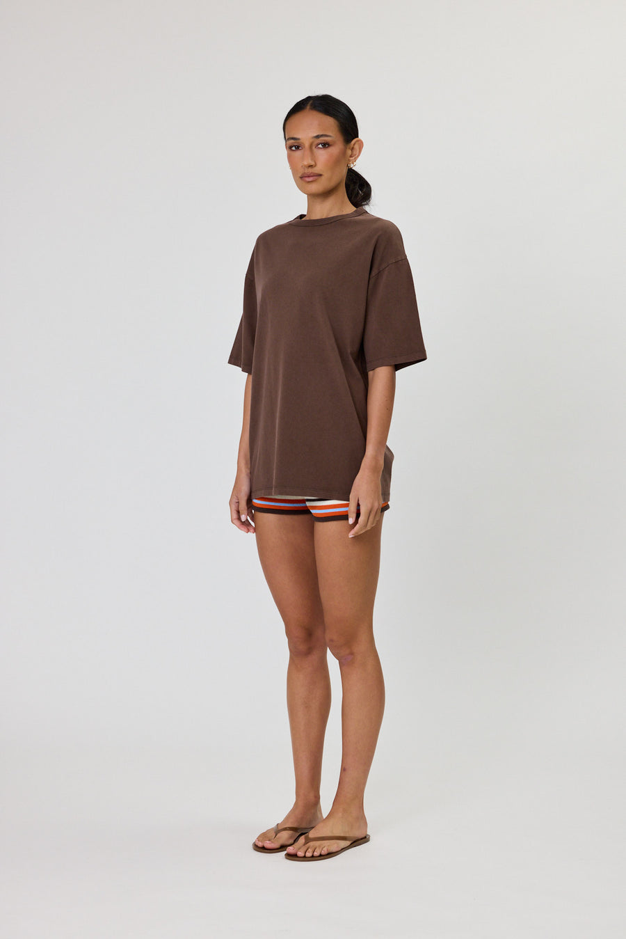 ARIA TEE - CHOCOLATE