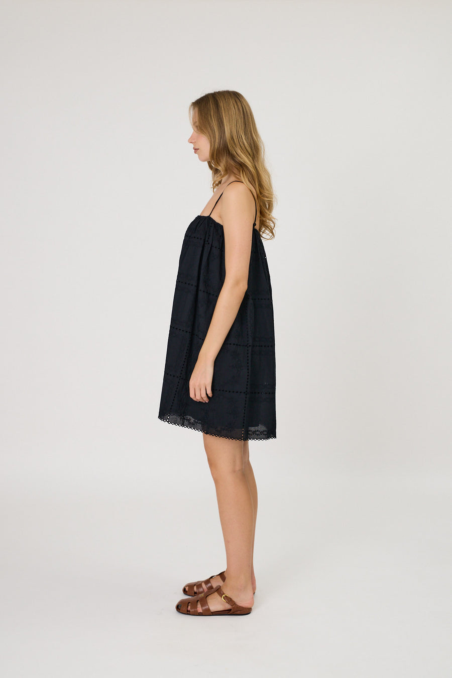 SOLANGE MINI DRESS - BLACK