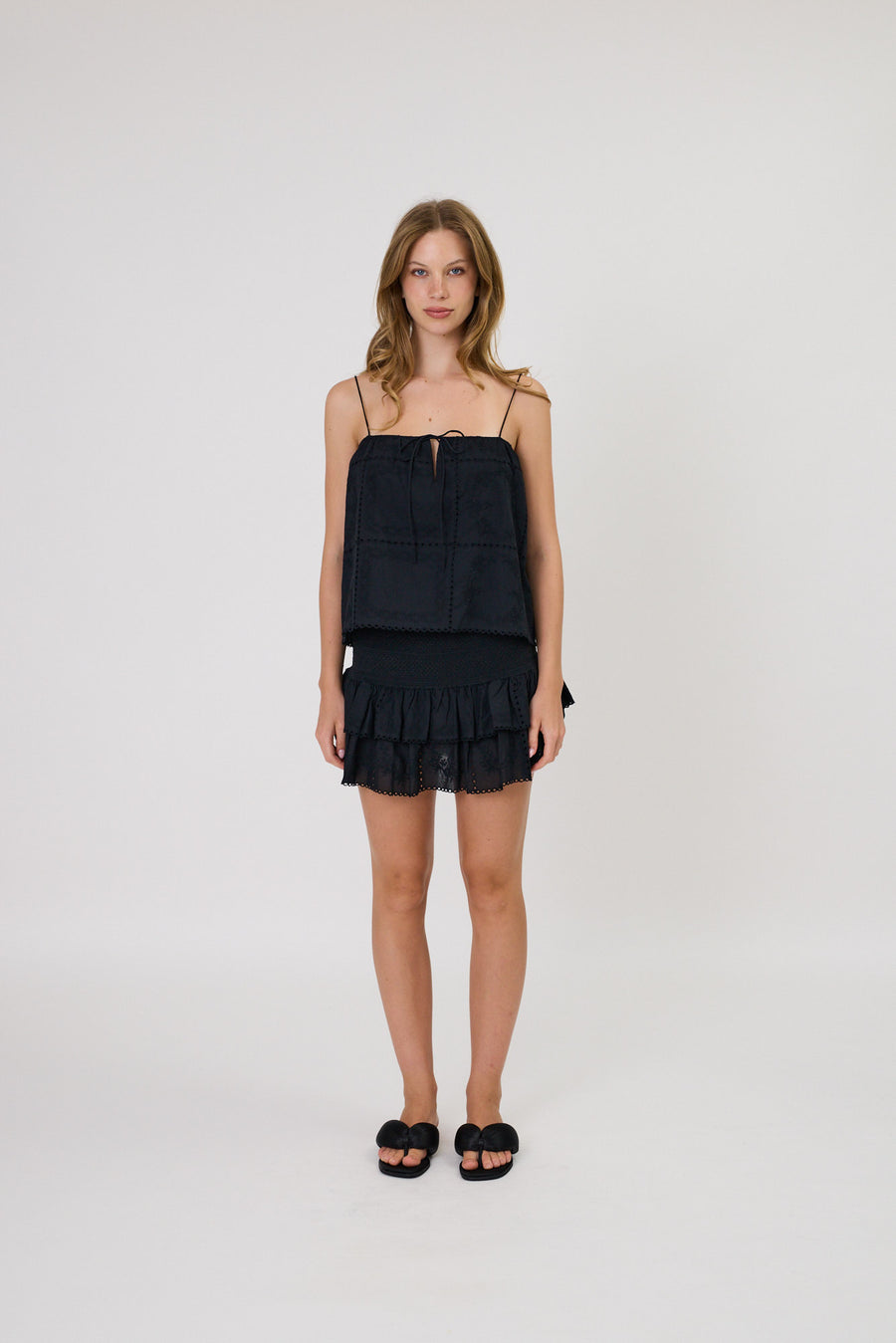 SOLANGE CAMI - BLACK