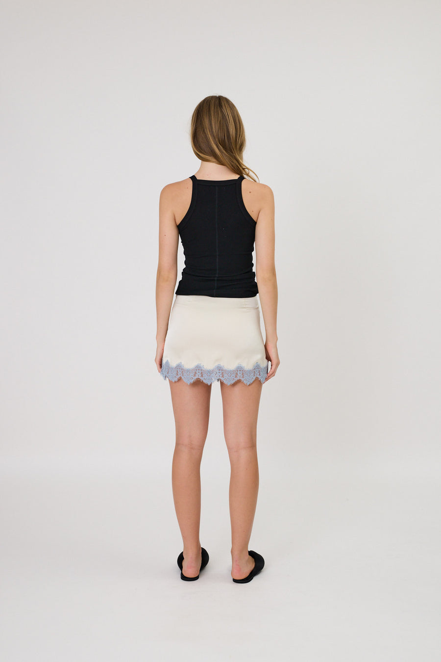 ESME MINI SKIRT - IVORY