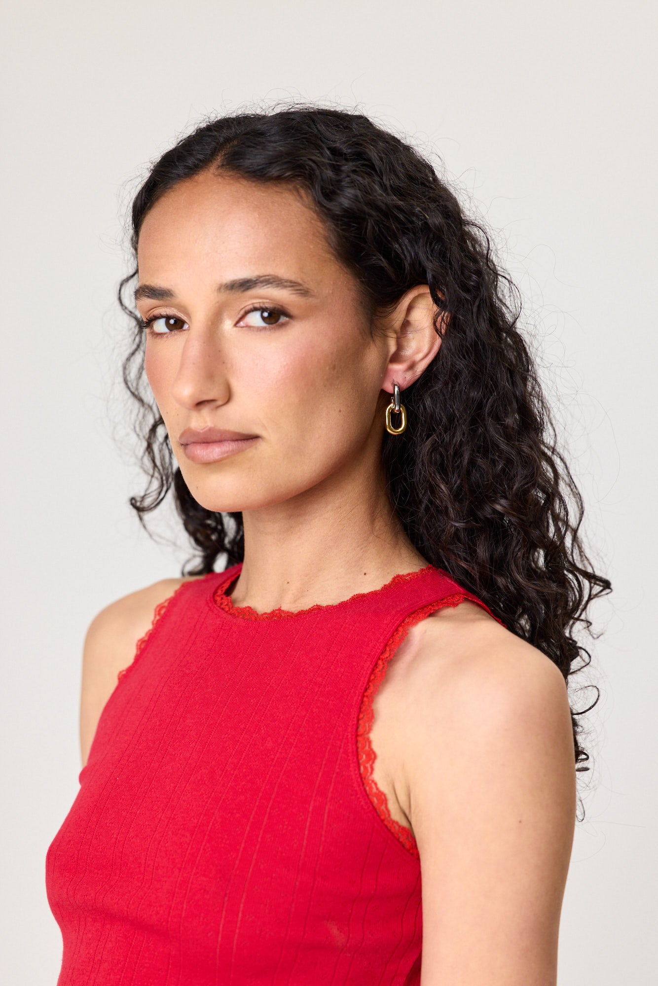 LEA EARRING - GOLD/SILVER