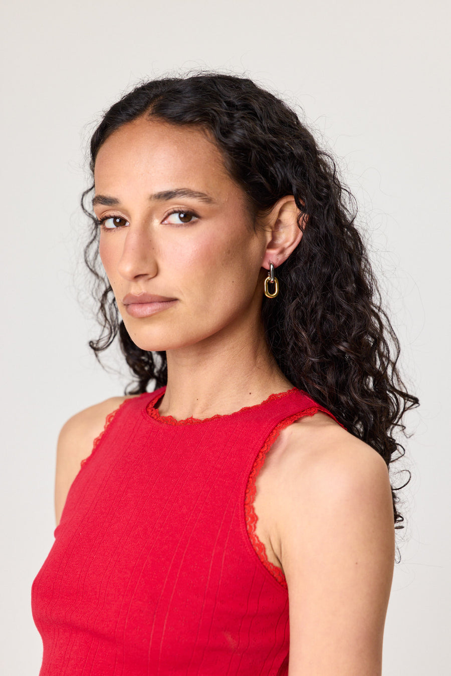 LEA EARRING - GOLD/SILVER