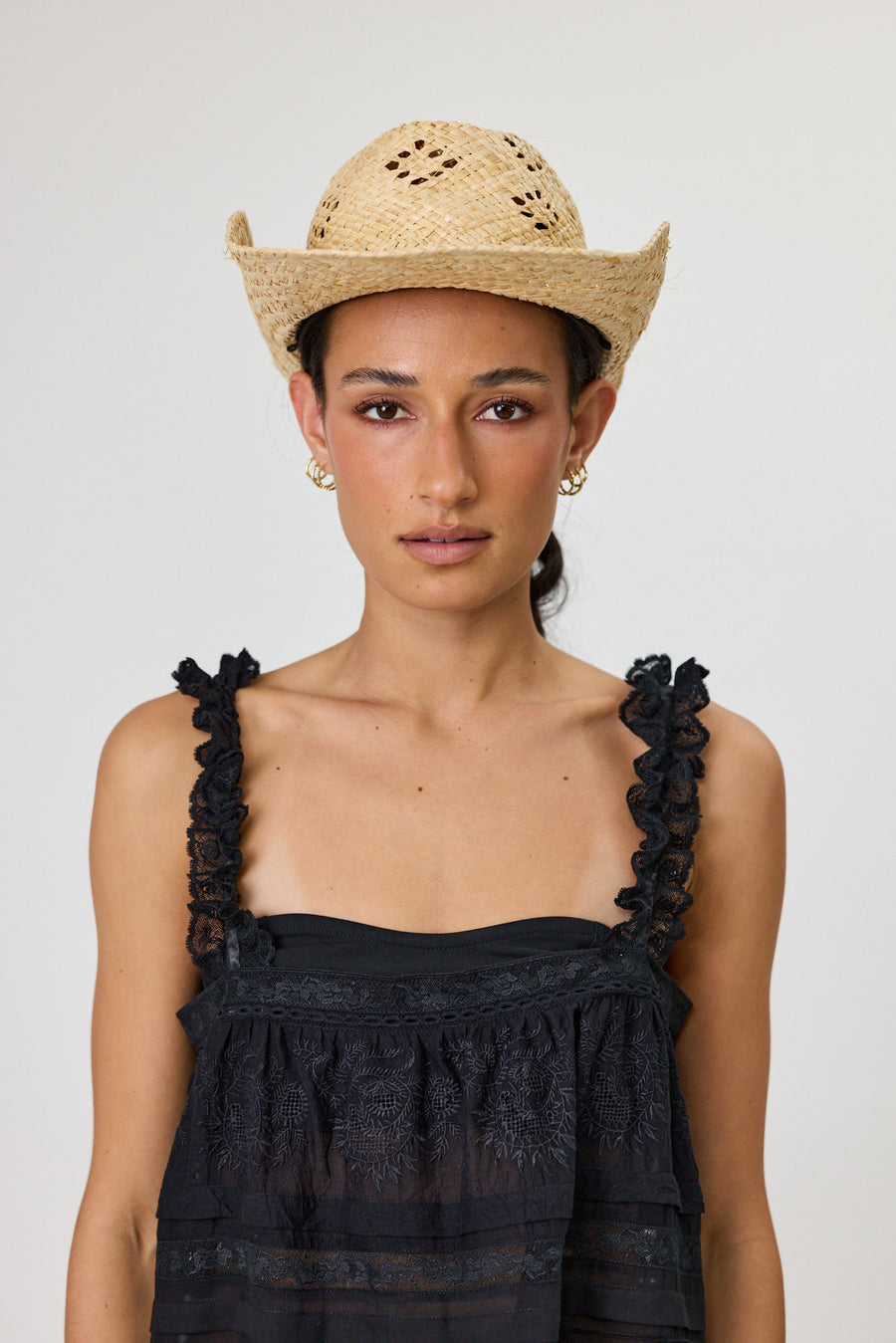 BETH HAT - NATURAL WITH SHELL