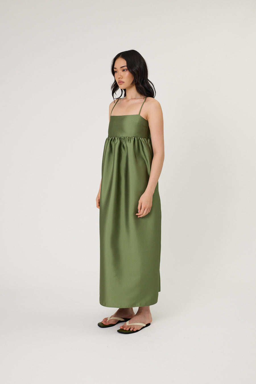 SYDNEY MAXI DRESS - SEAWEED