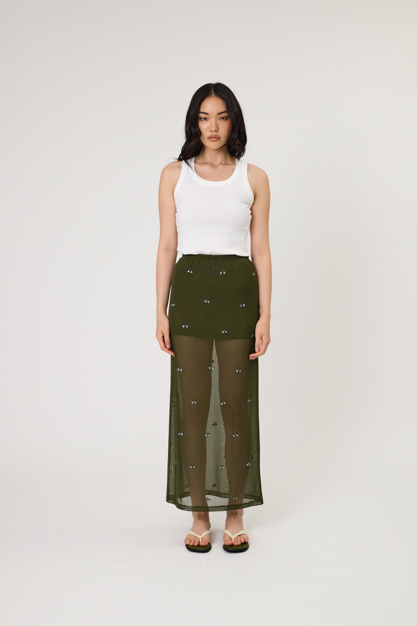 MARLOWE SKIRT - SEAWEED