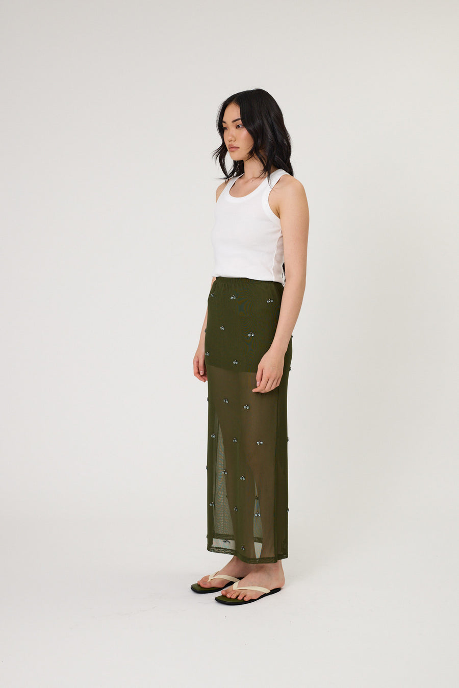 MARLOWE SKIRT - SEAWEED