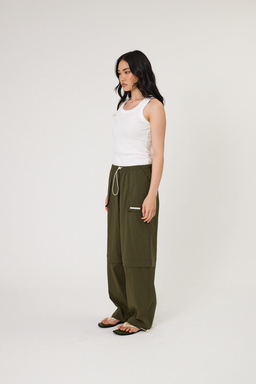 DARCY PANTS - SEAWEED