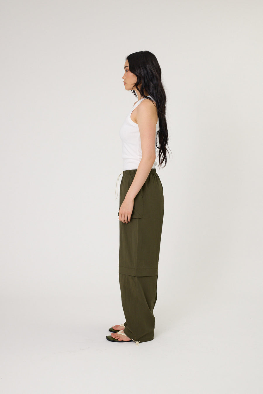 DARCY PANTS - SEAWEED