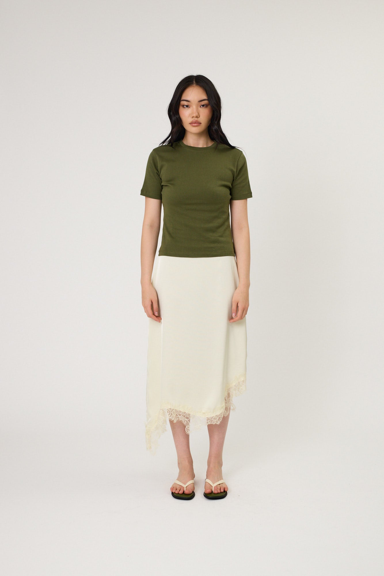 ARDEN TEE - SEAWEED