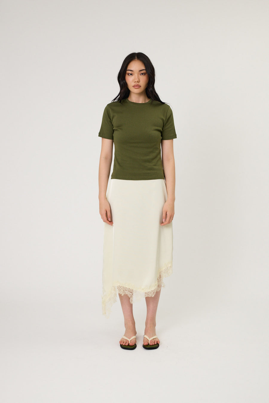 ARDEN TEE - SEAWEED