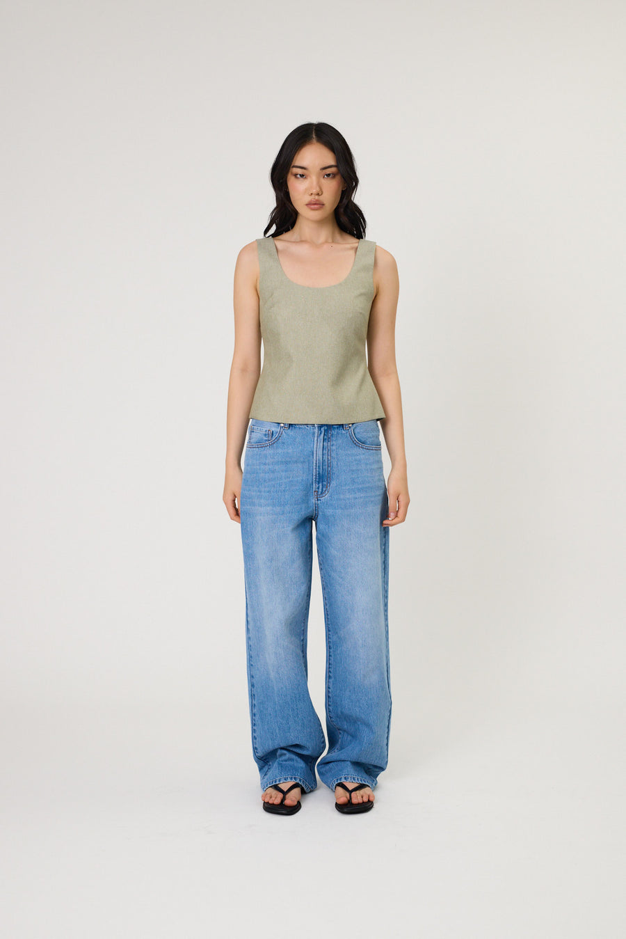 AMARA TOP - SEAWEED
