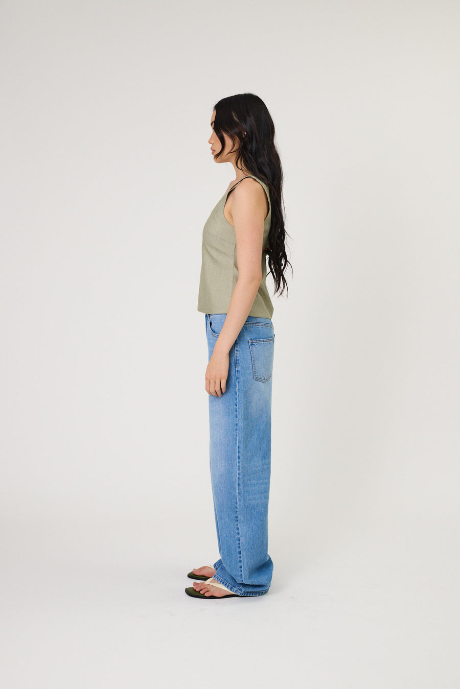 AMARA TOP - SEAWEED