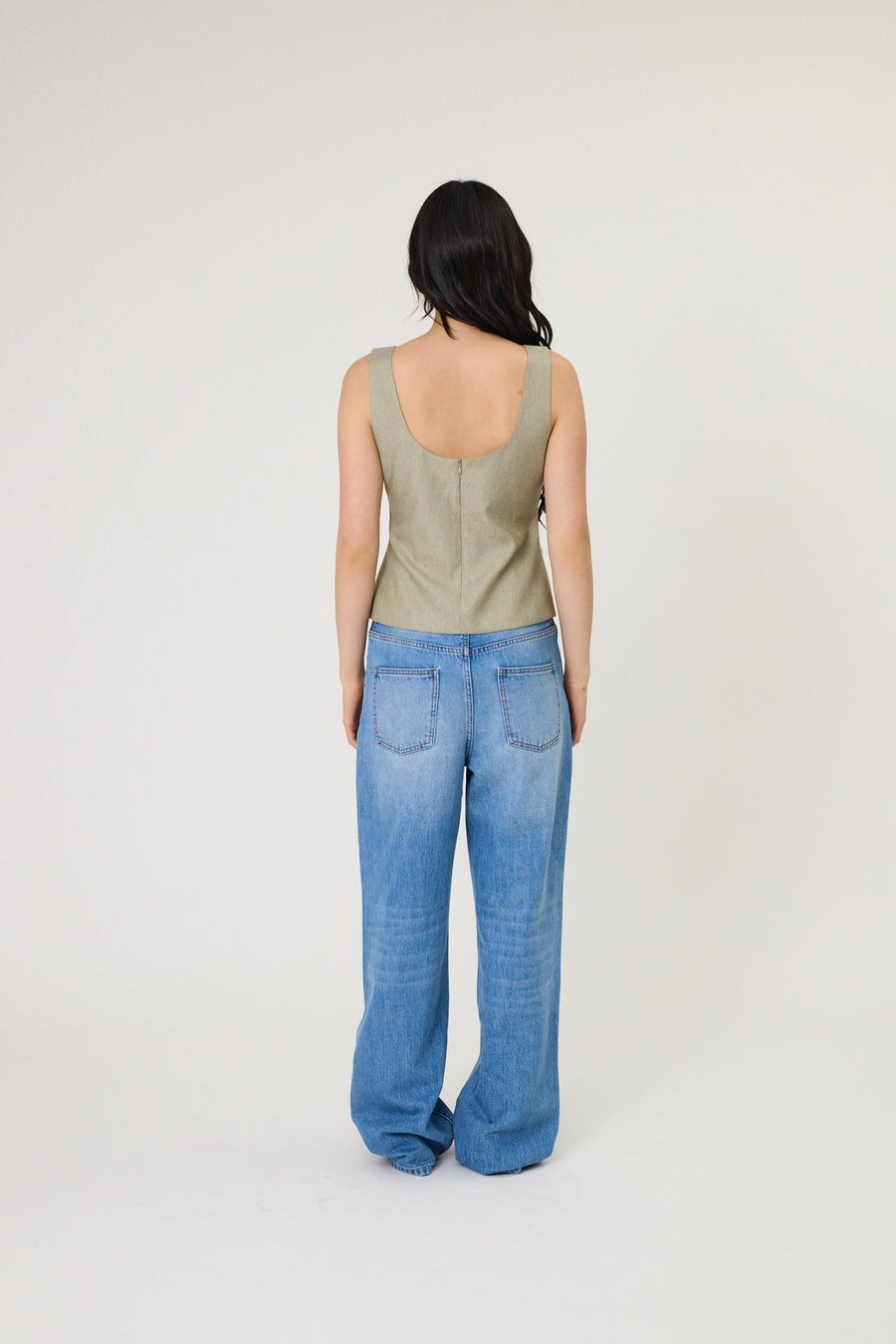 AMARA TOP - SEAWEED