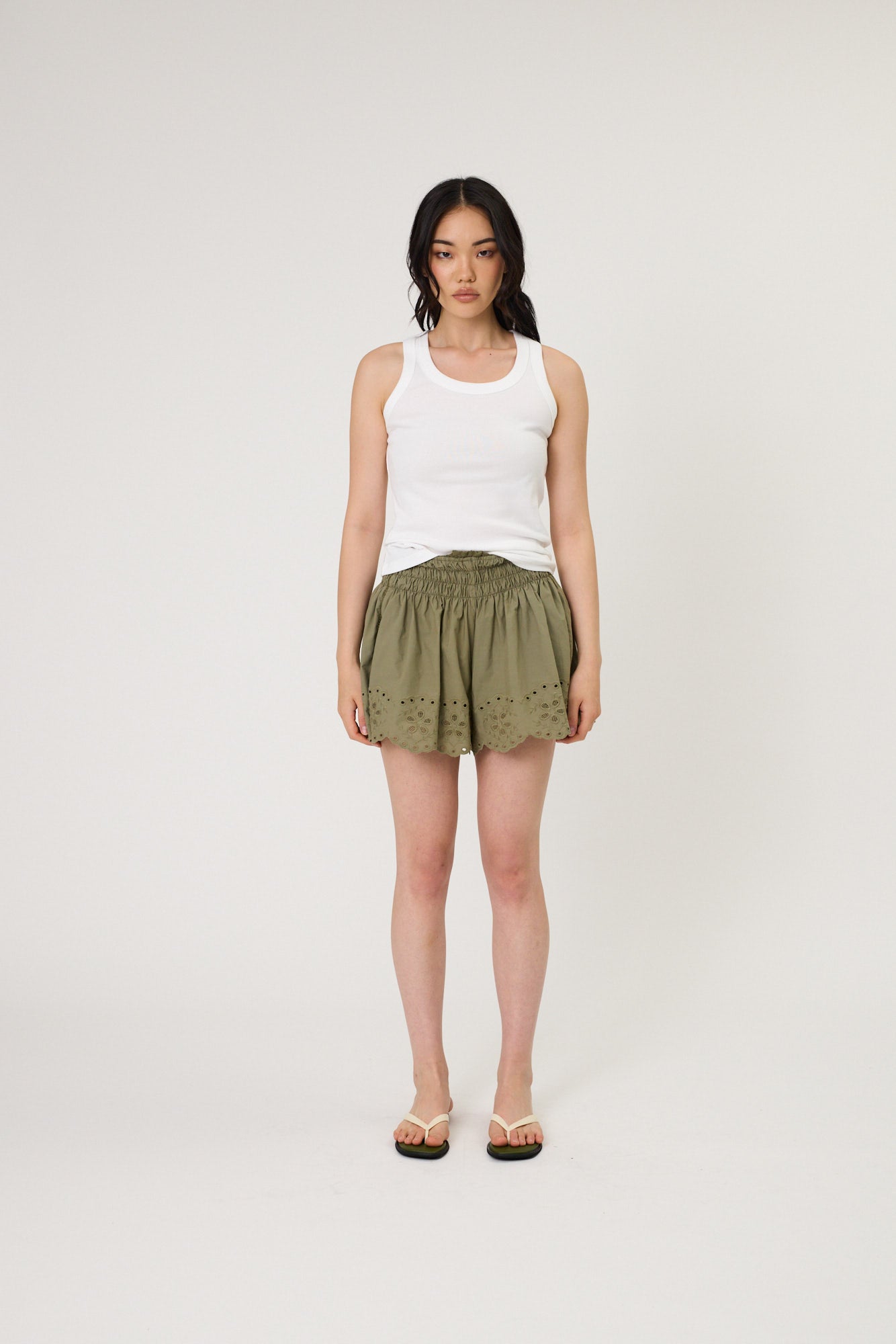 BELLA SHORTS - SEAWEED