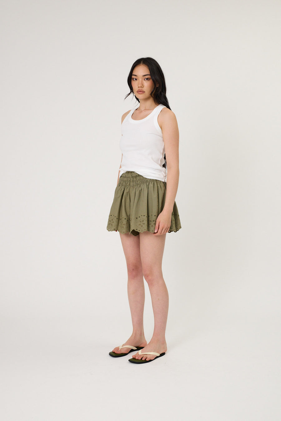 BELLA SHORTS - SEAWEED