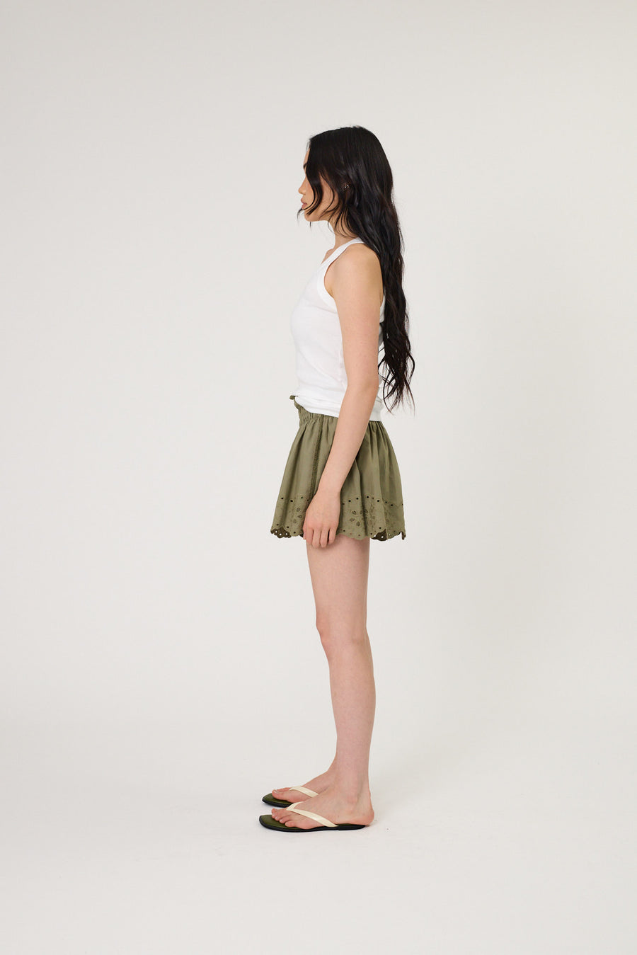 BELLA SHORTS - SEAWEED