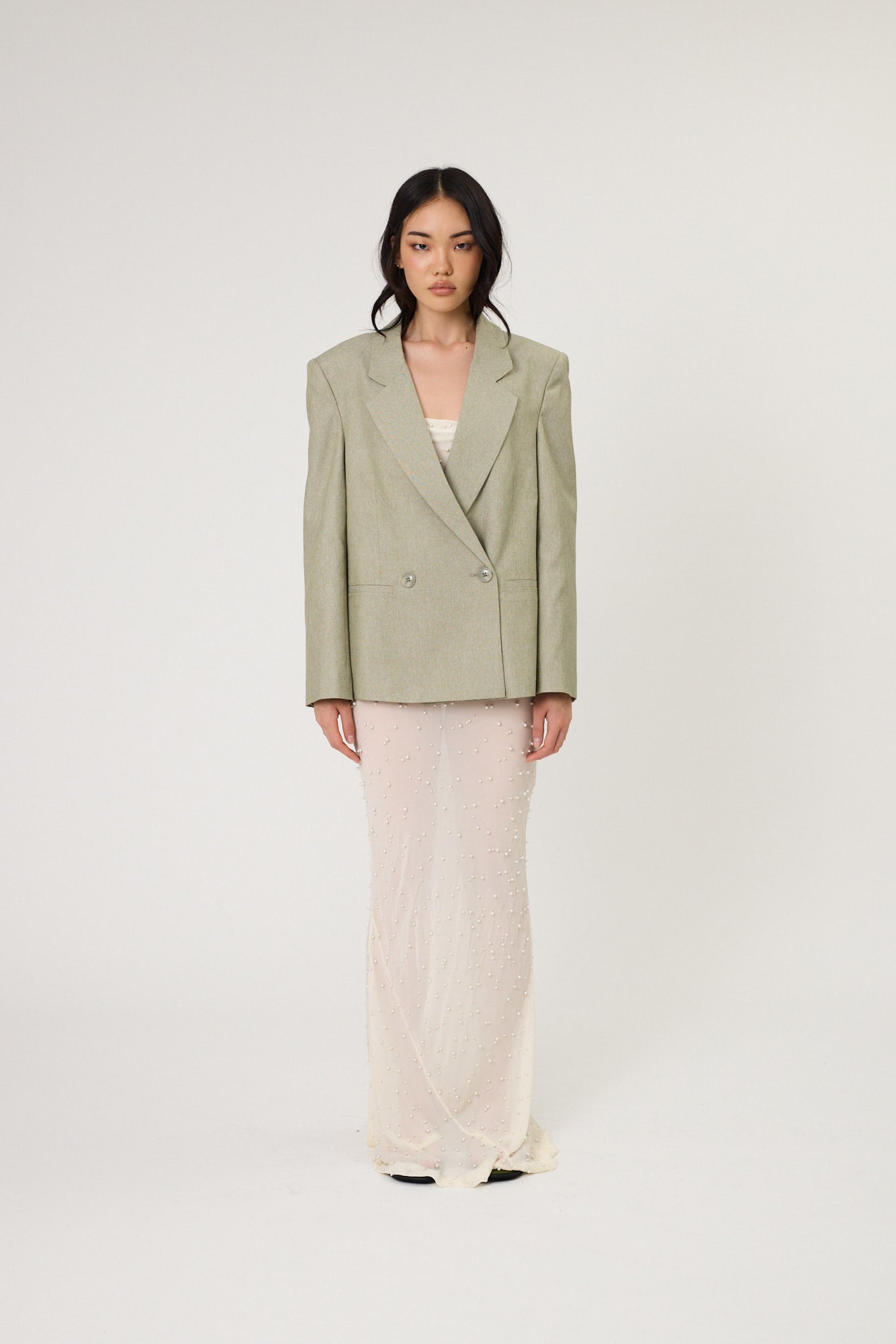 AMARA BLAZER - SEAWEED