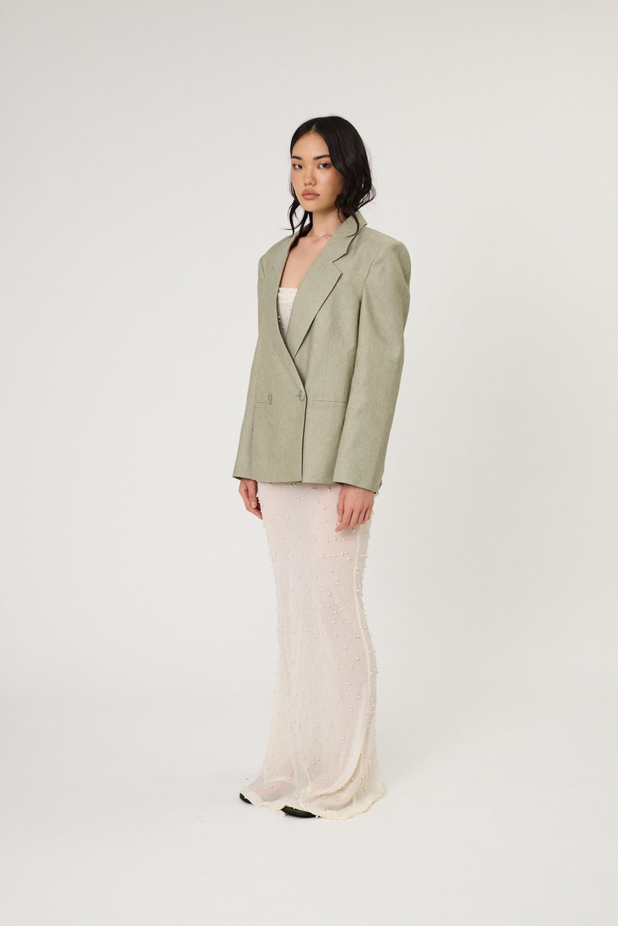 AMARA BLAZER - SEAWEED