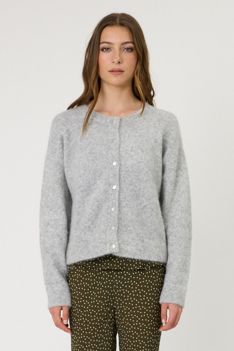 RYDER CARDIGAN - GREY MARLE