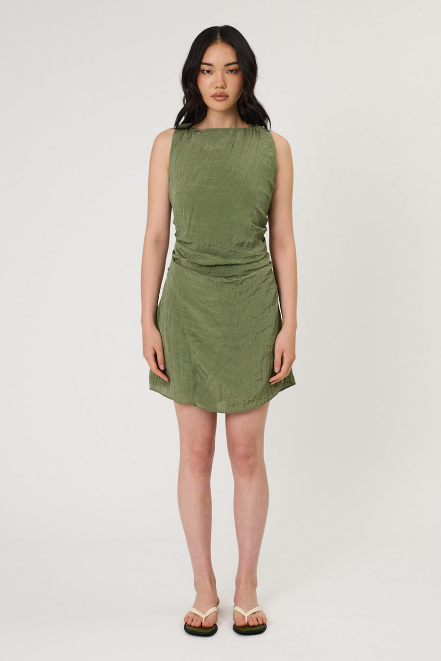 RYLAN MINI DRESS - SEAWEED