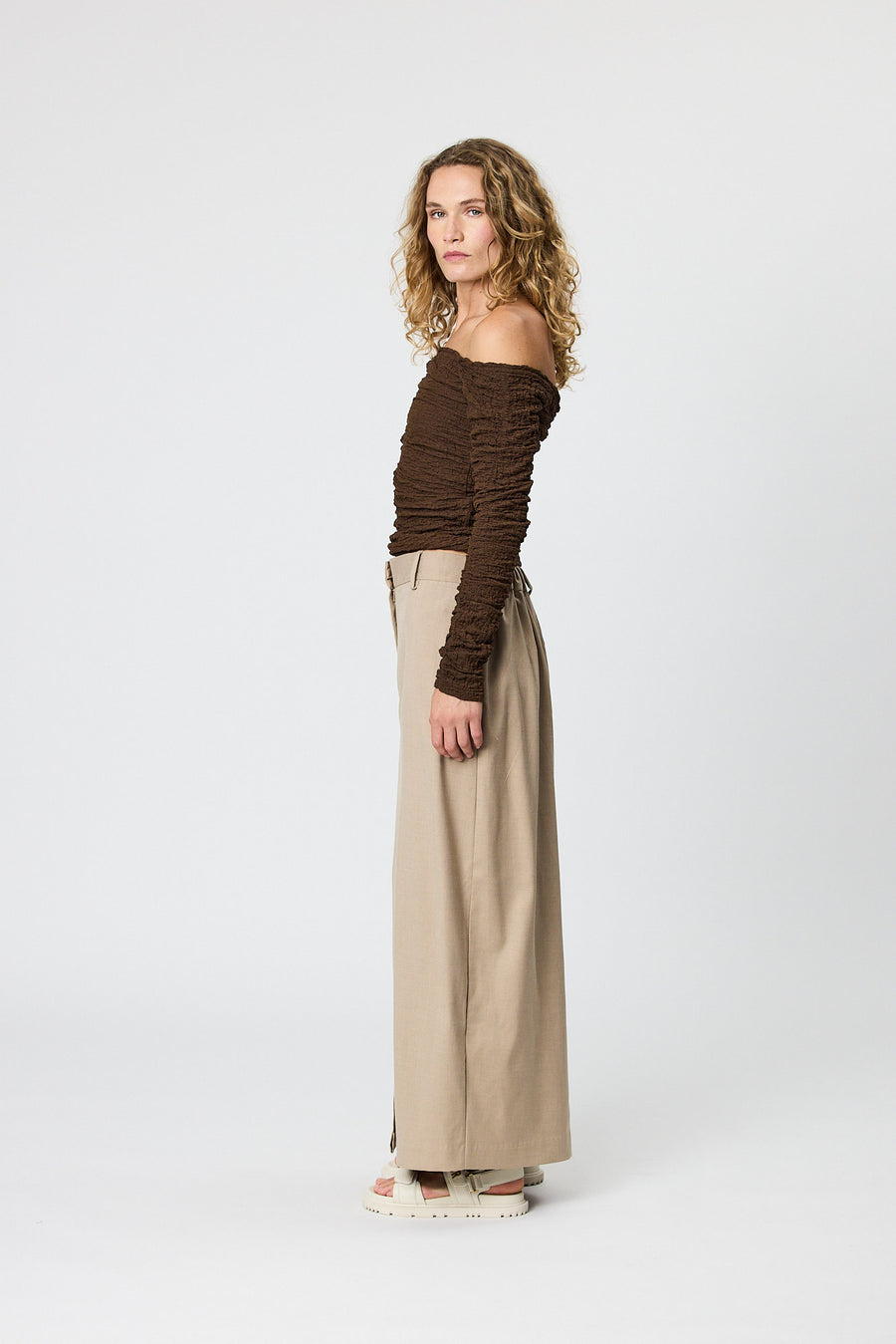 LOLA MAXI SKIRT - OAT