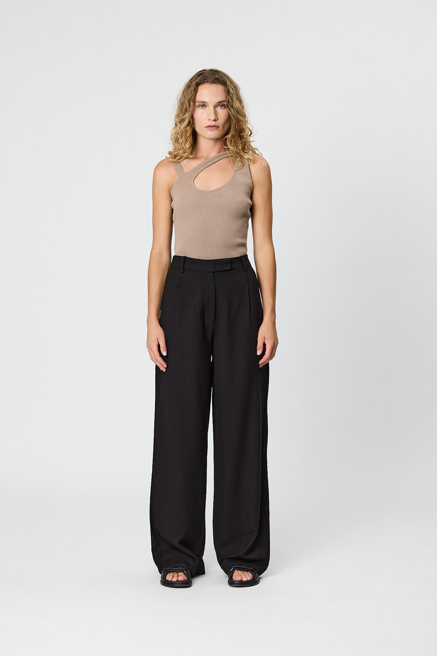 EVIE TAILORED PANTS - BLACK – Remain