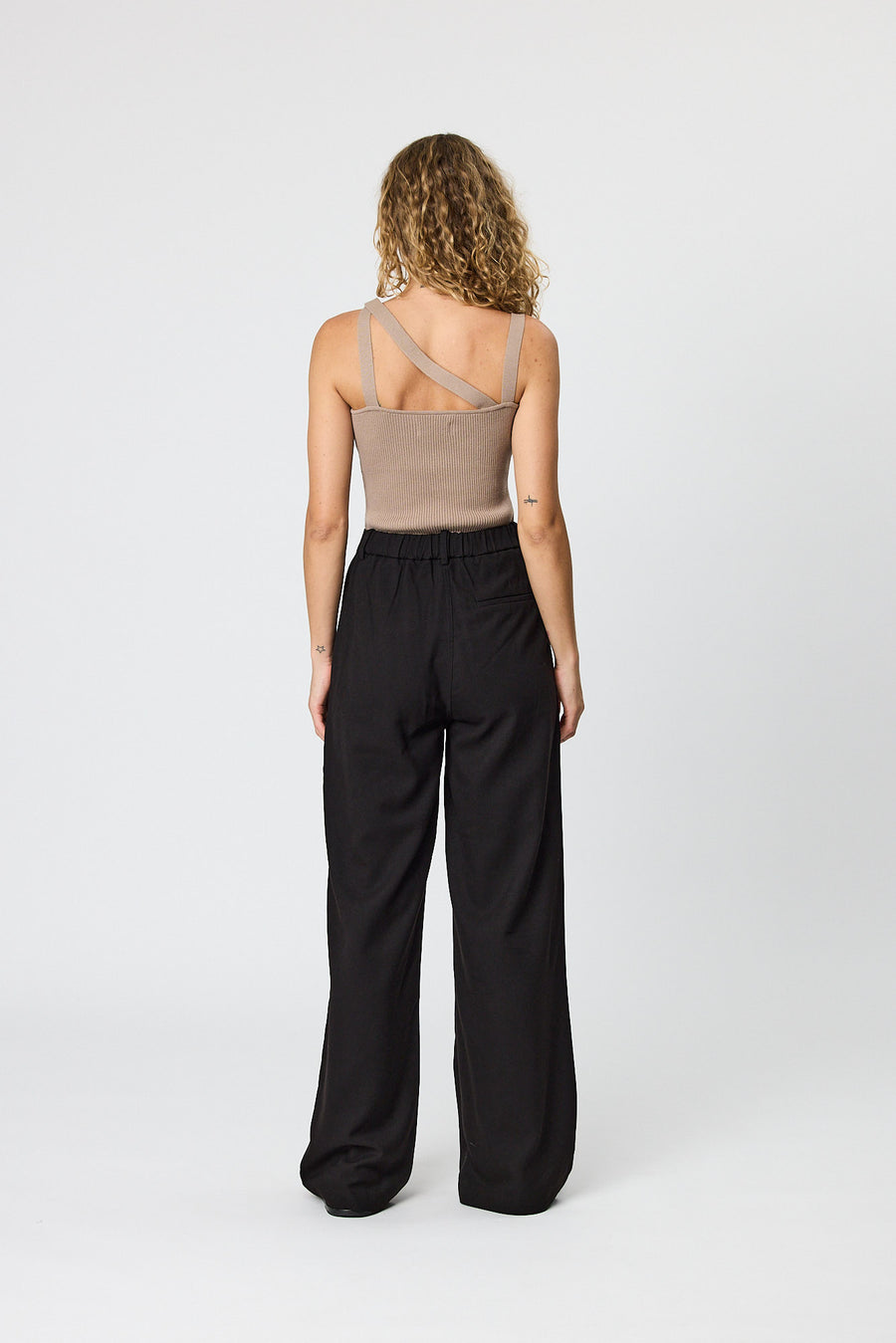 EVIE TAILORED PANTS - BLACK