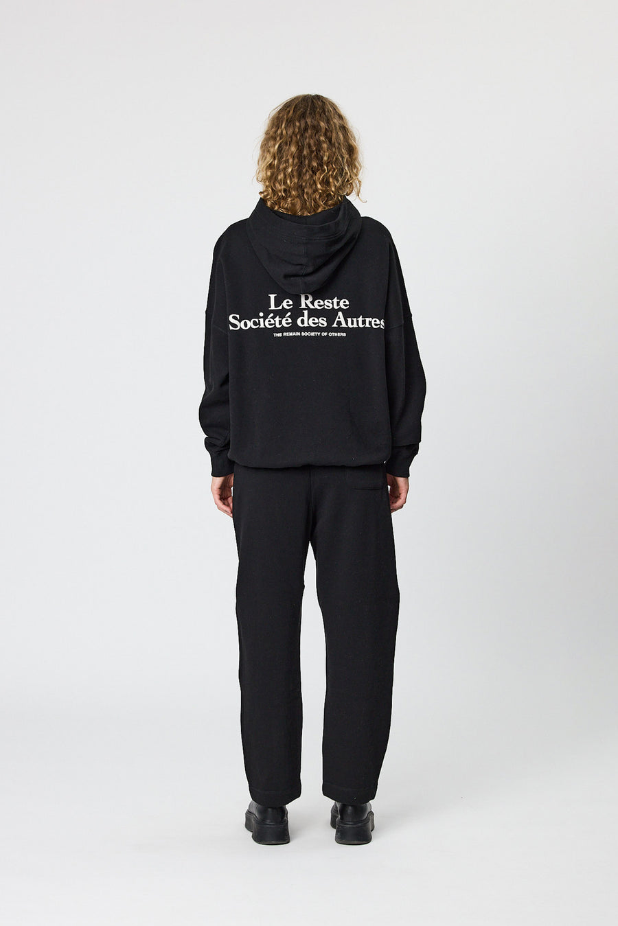 SOCIETY TRACK PANTS - BLACK