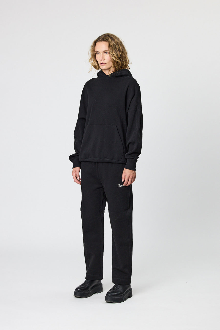 SOCIETY TRACK PANTS - BLACK