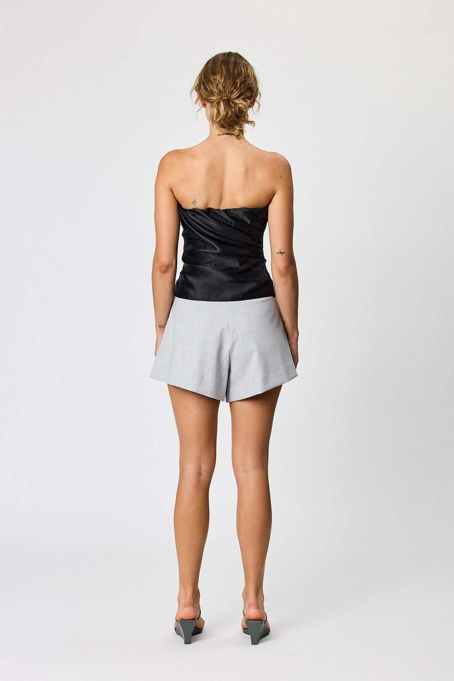 EVERLEY BODICE TOP - BLACK