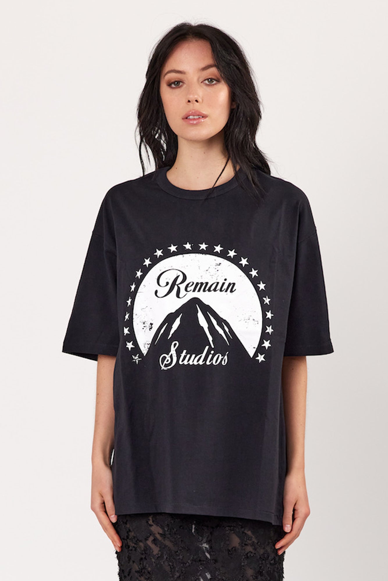 REMAIN STUDIOS TEE - AGED BLACK