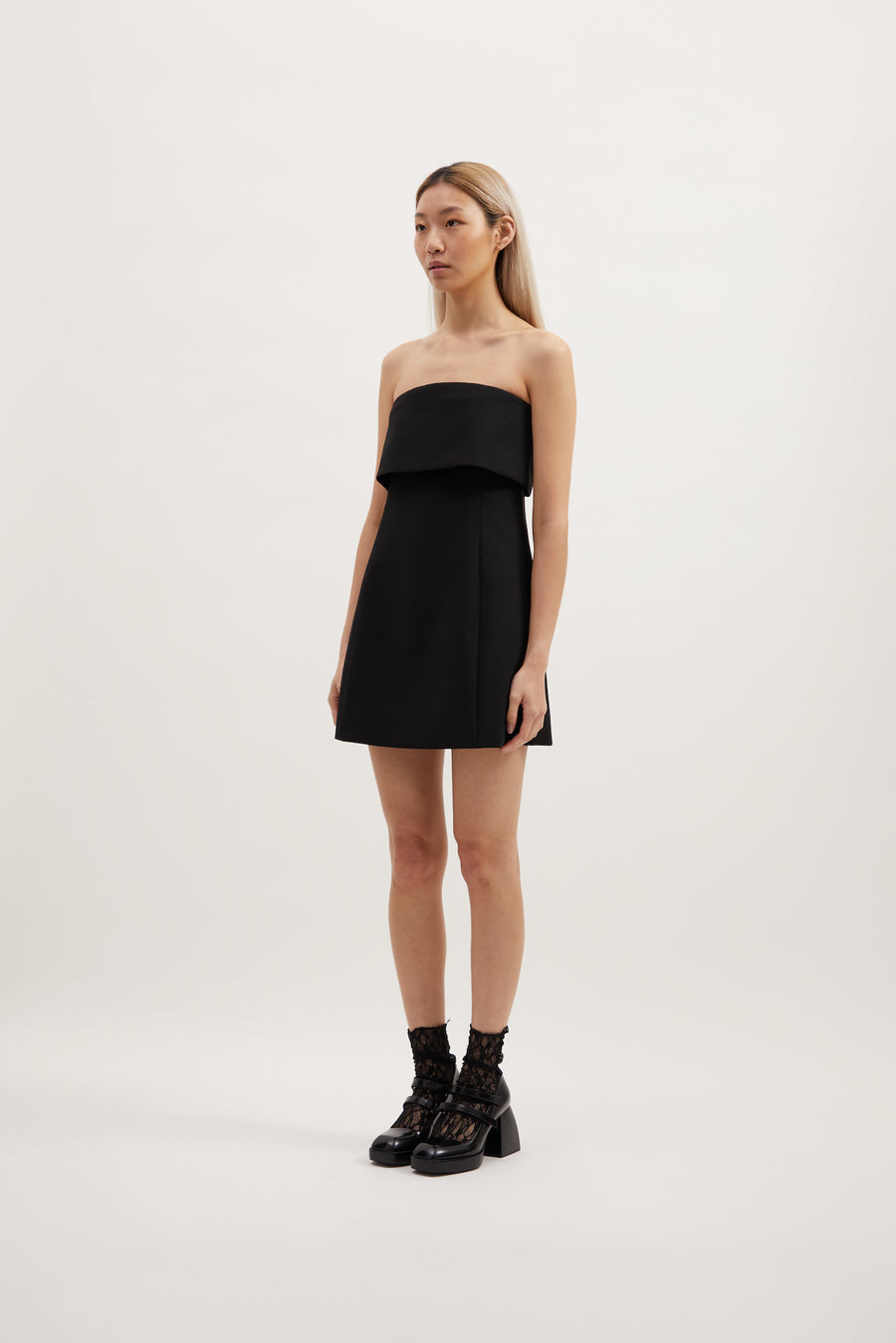 AUBREY MINI DRESS - BLACK