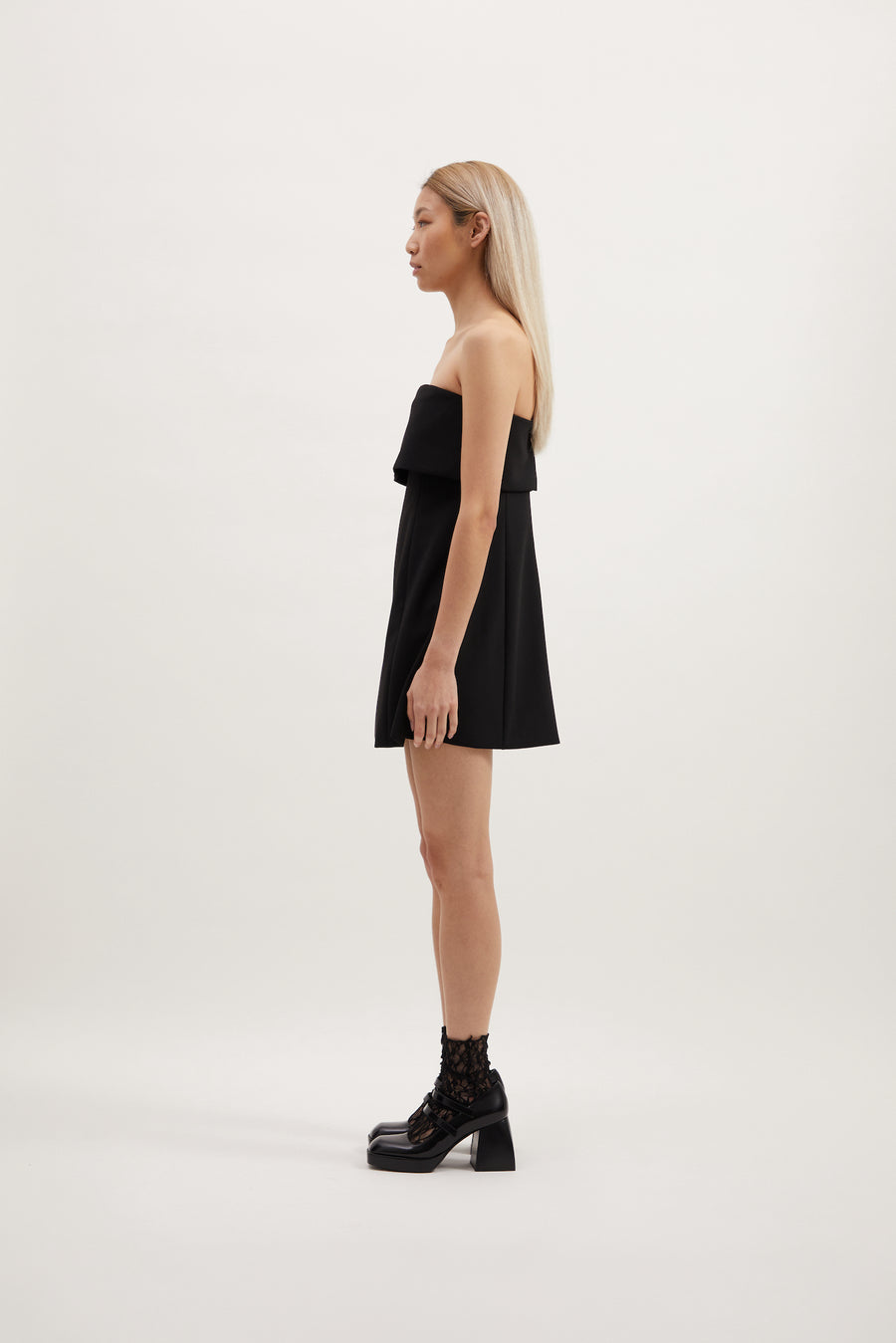 AUBREY MINI DRESS - BLACK