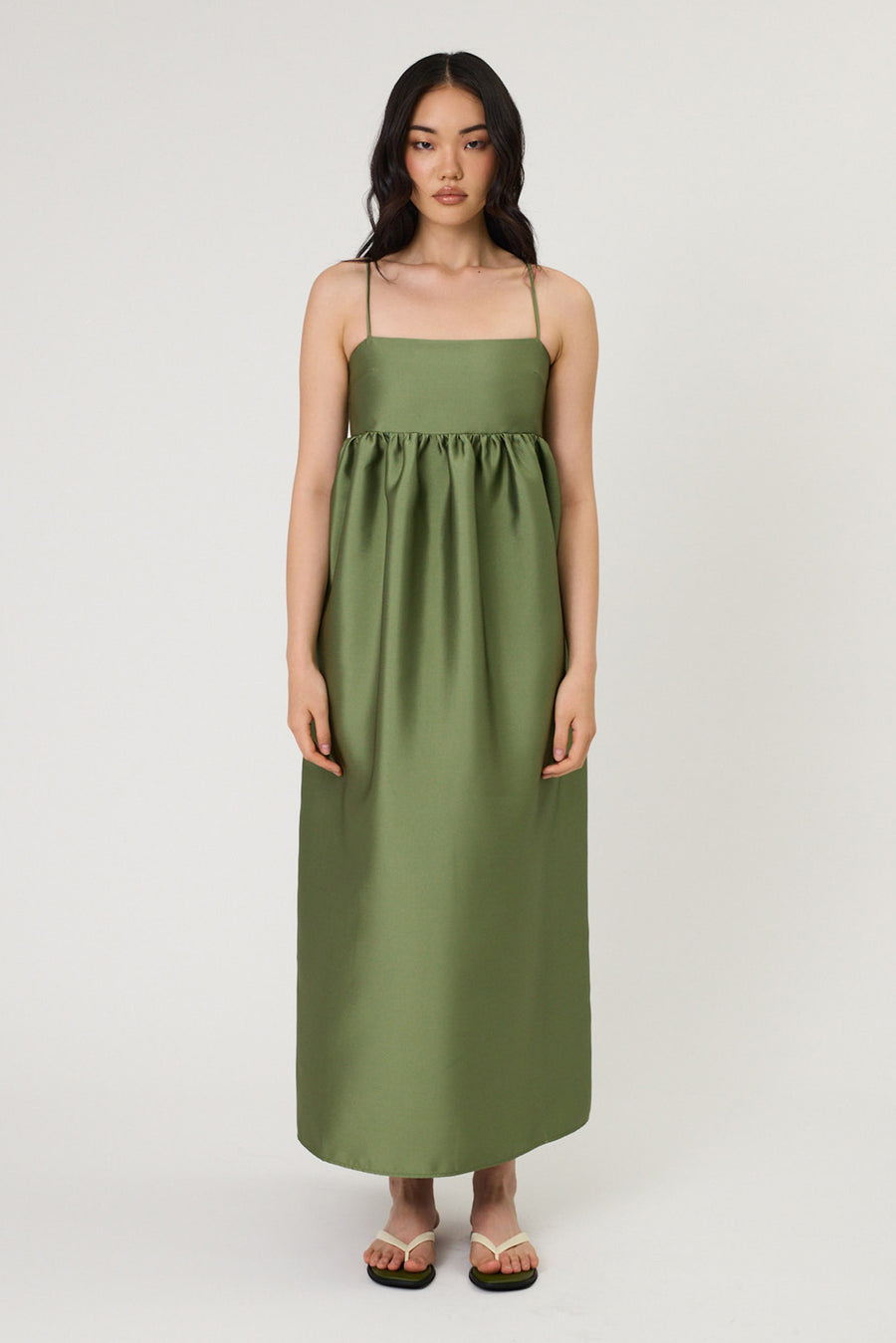 SYDNEY MAXI DRESS - SEAWEED