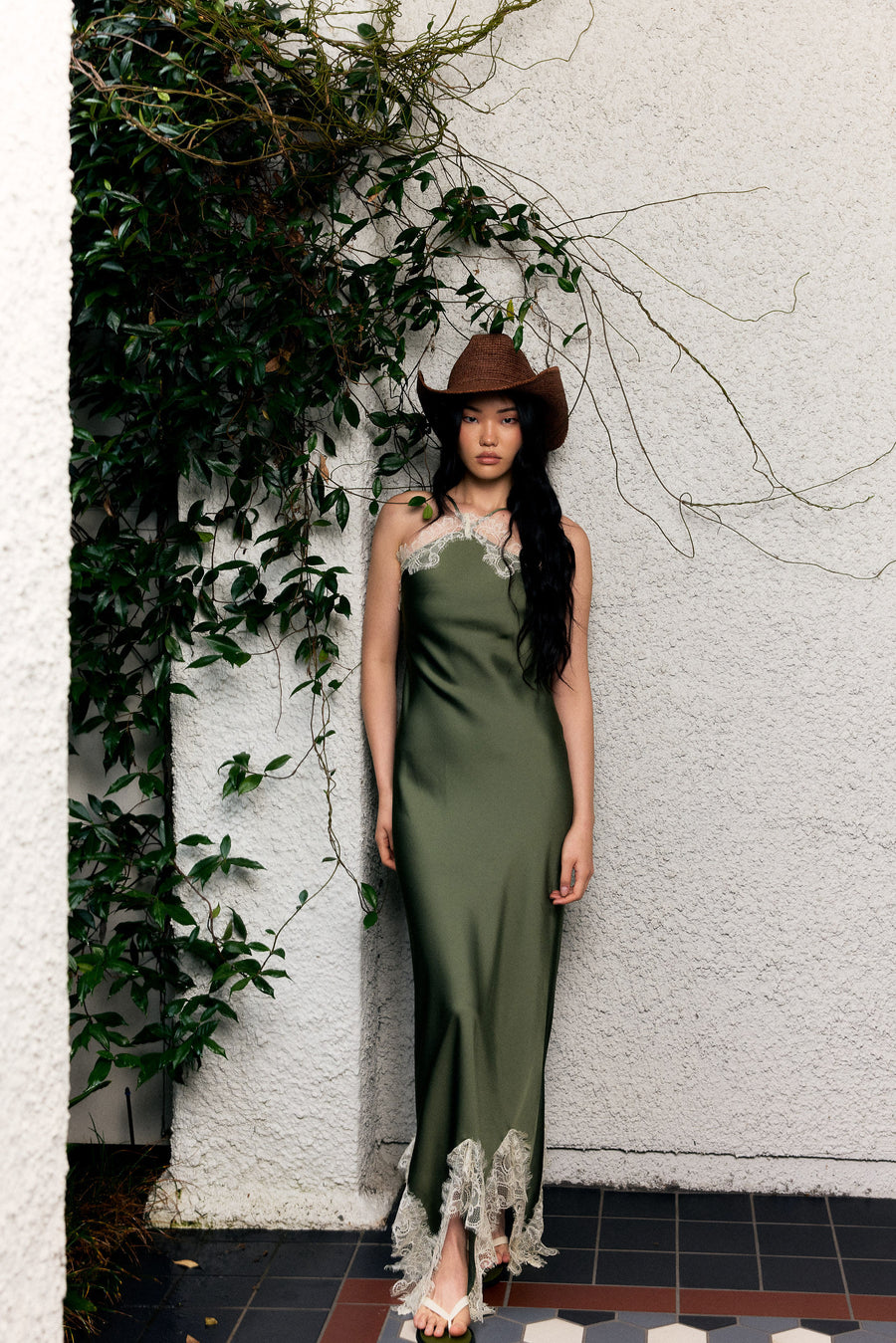 RUE DRESS - SEAWEED RUE DRESS - SEAWEED