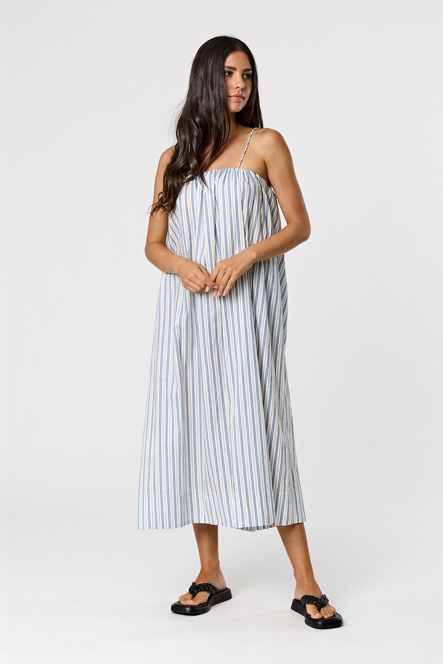 ALVA DRESS  - SEA SIDE STRIPE