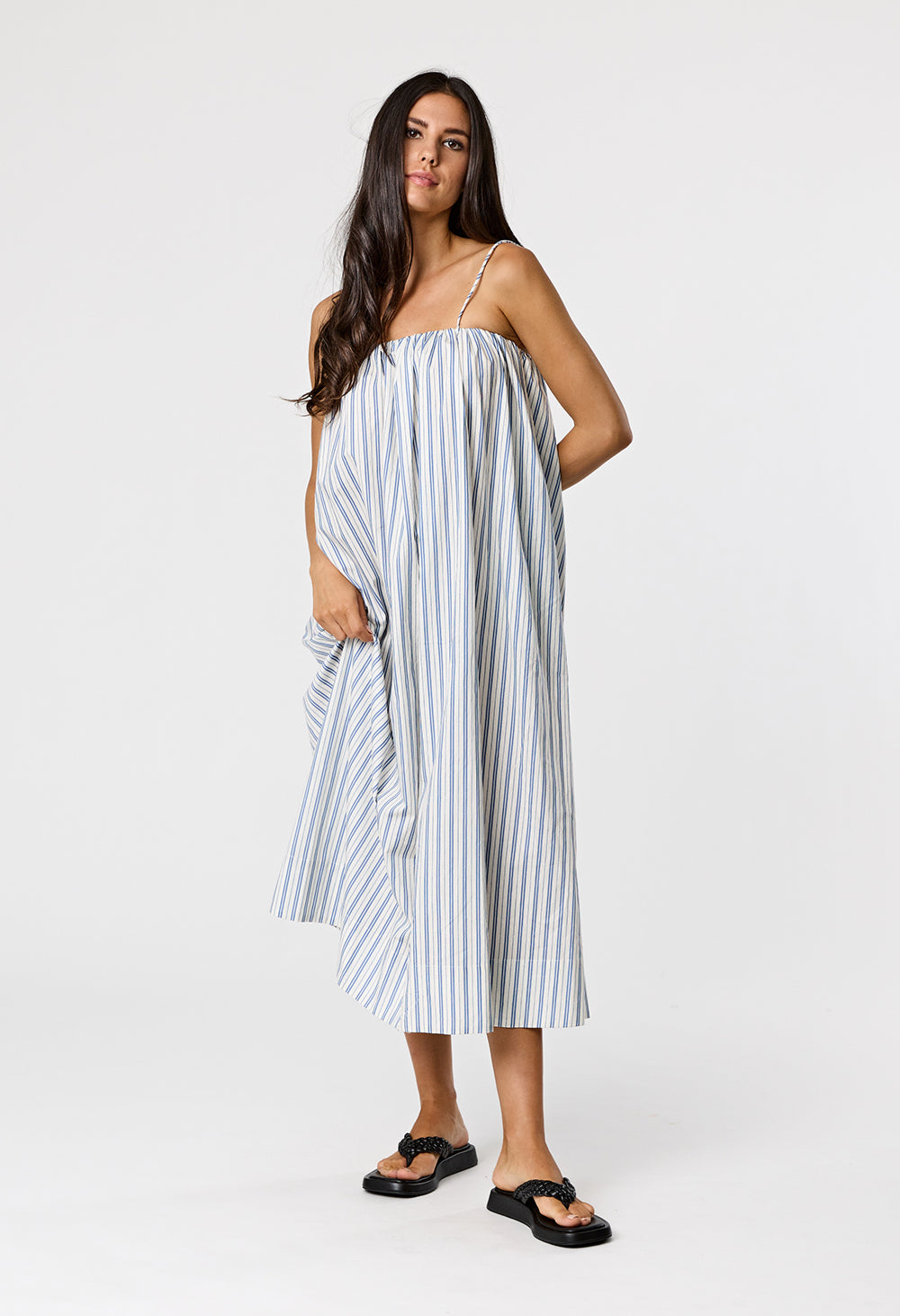 ALVA DRESS  - SEA SIDE STRIPE